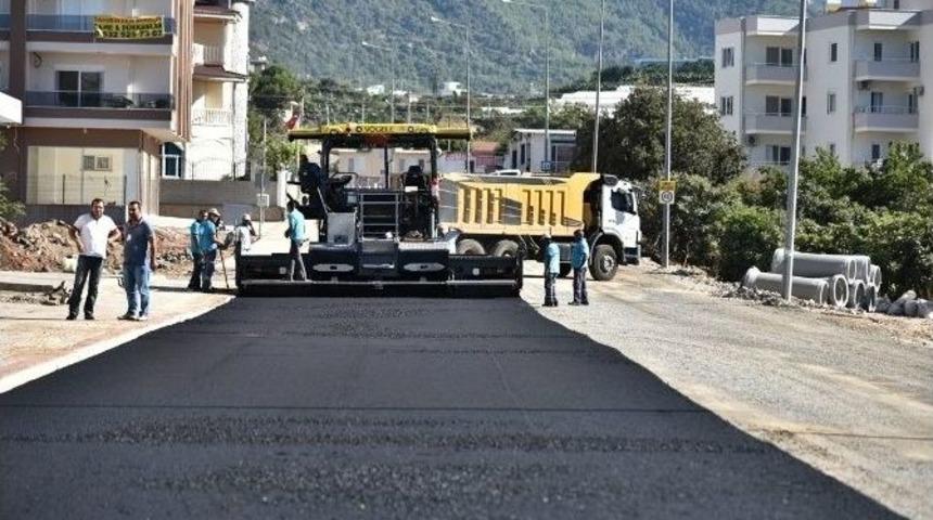 Kestel&rsquo;de Sıcak Asfalt &Ccedil;alışmalarına Başlandı