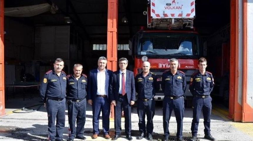 Belediye Başkan Yardımcısı Ali Avcıoğlu İtfaiyeciler İle Bir Araya Geldi