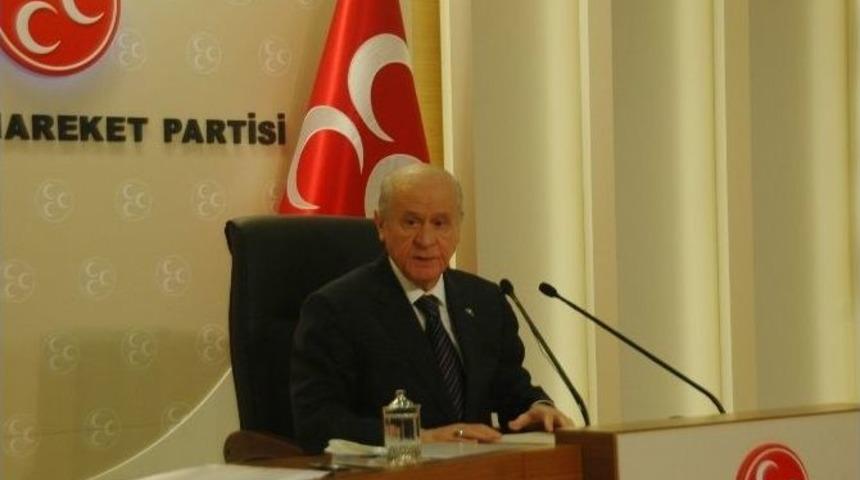Mhp Lideri Devlet Bah&ccedil;eli G&uuml;ndemi Değerlendirdi