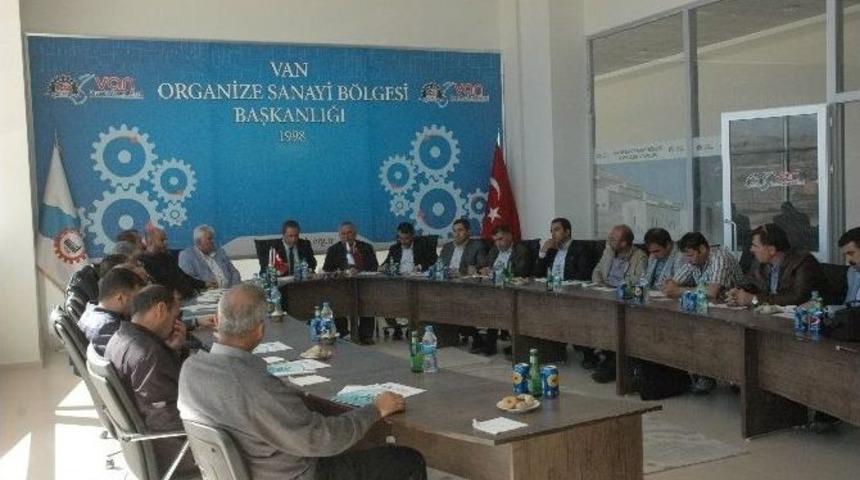 Van Osb&rsquo;den &rsquo;yatırım Ve Destek Hamlesi&rsquo; A&ccedil;ıklaması