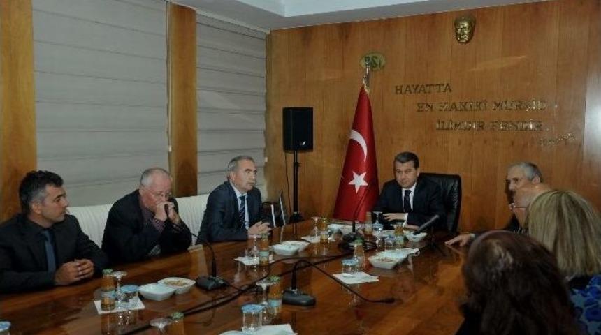 Devlet Su İşleri 3.b&ouml;lge M&uuml;d&uuml;rl&uuml;ğ&uuml;n&uuml; Ziyaret Eden Vali &Ccedil;elik;