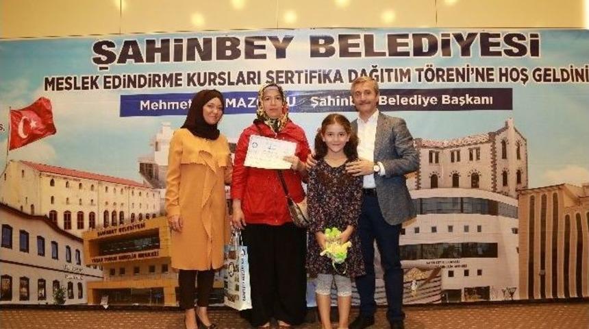 Şahinbey Belediyesi Meslek Sahibi Yapıyor