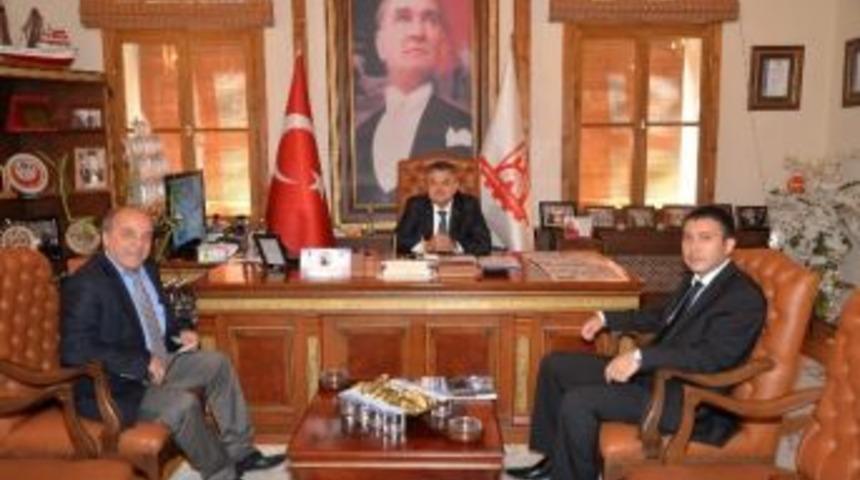 T&uuml;rkiye Herkes İ&ccedil;in Spor Federasyon Başkanı Zorba&rsquo;dan Başkan Yağcı&rsquo;ya Ziyaret