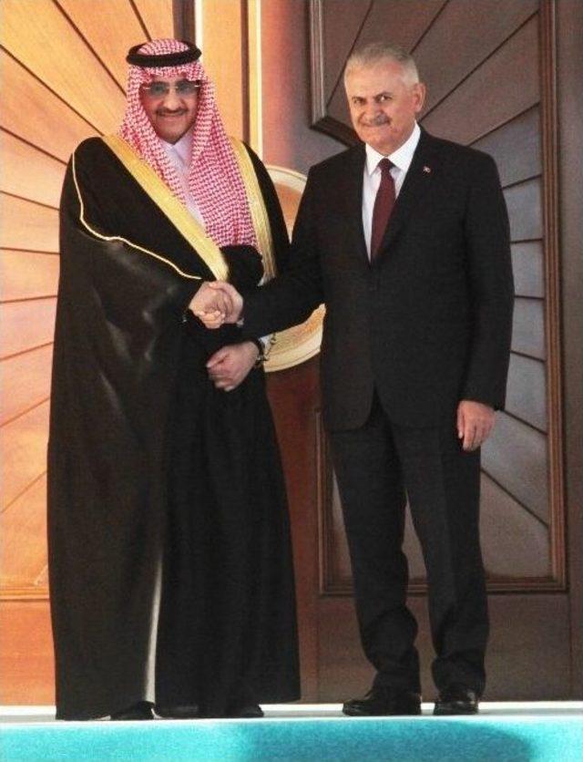 Başbakan Yıldırım, Suudi Arabistan Veliaht Prensi Al Suud’u Resmi Törenle Karşıladı
