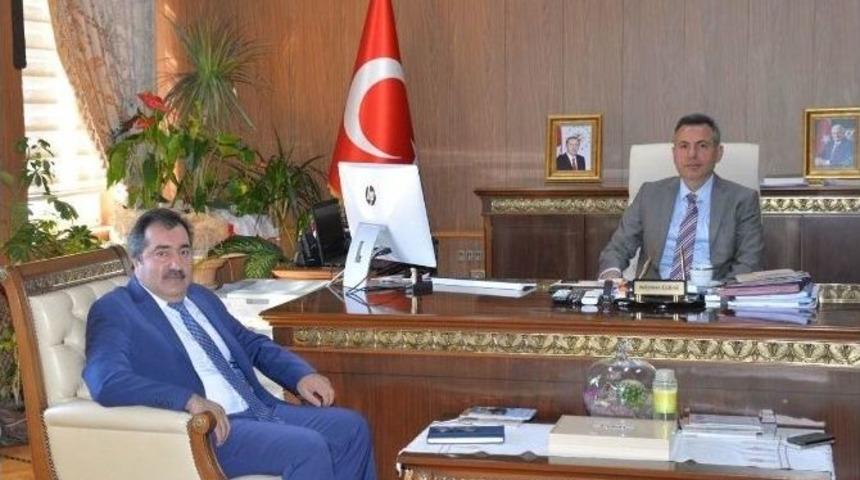 Oedaş Genel M&uuml;d&uuml;r&uuml; T&uuml;r&uuml;t&rsquo;ten Vali Elban&rsquo;a Ziyaret