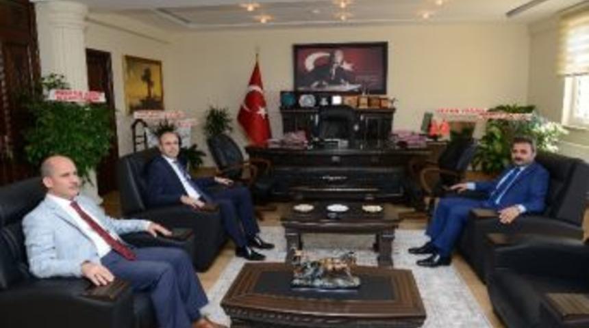 Başkan K&uuml;lc&uuml;&rsquo;den İdare Mahkemesi Başkanı&rsquo;na Ziyaret