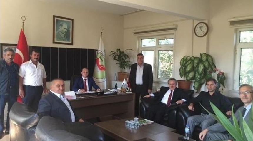 Sarıkoca&rsquo;dan, Damızlık Sığır Yetiştiricileri Birliğine Ziyaret