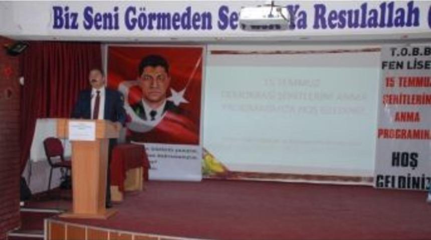 Van&rsquo;da 15 Temmuz Demokrasi Zaferi Ve Şehitleri Anma Etkinliği