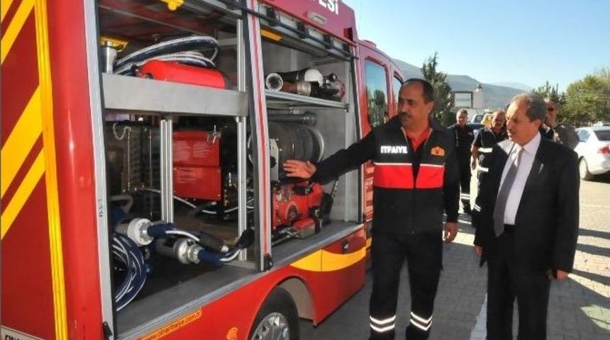 Başkan Akkaya&rsquo;dan İtfayecilere Ziyaret