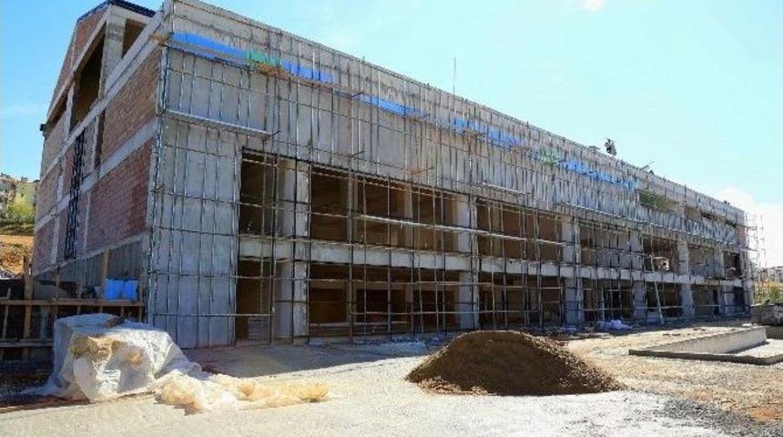 Bağlum Kültür Merkezi’nin Yüzde 67’si Tamamlandı