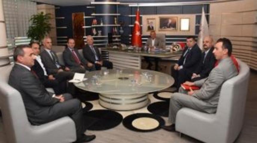 Ulusal Afet Y&ouml;netim Heyetinden Başkan Keleş&rsquo;e Ziyaret