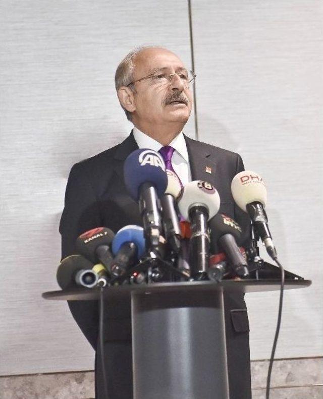 Chp Genel Başkanı Kemal Kılıçdaroğlu: 