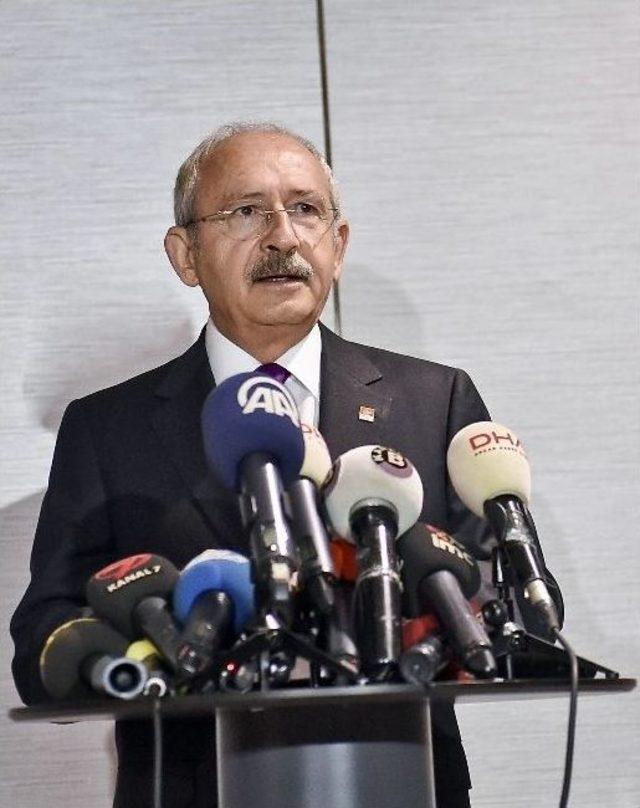 Chp Genel Başkanı Kemal Kılıçdaroğlu: 
