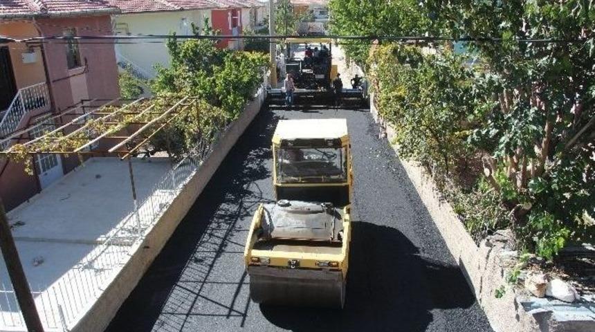 90 Evler Mevkiinde Asfaltlama &Ccedil;alışmaları Devam Ediyor