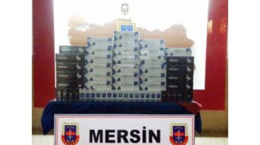 Mersin&rsquo;de Ka&ccedil;ak Sigara Operasyonu