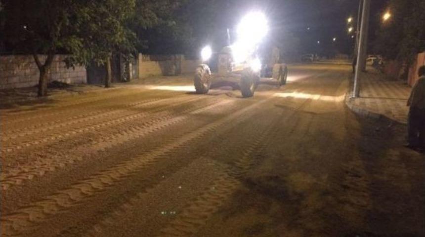 Belediyeden Gece Mesaisi