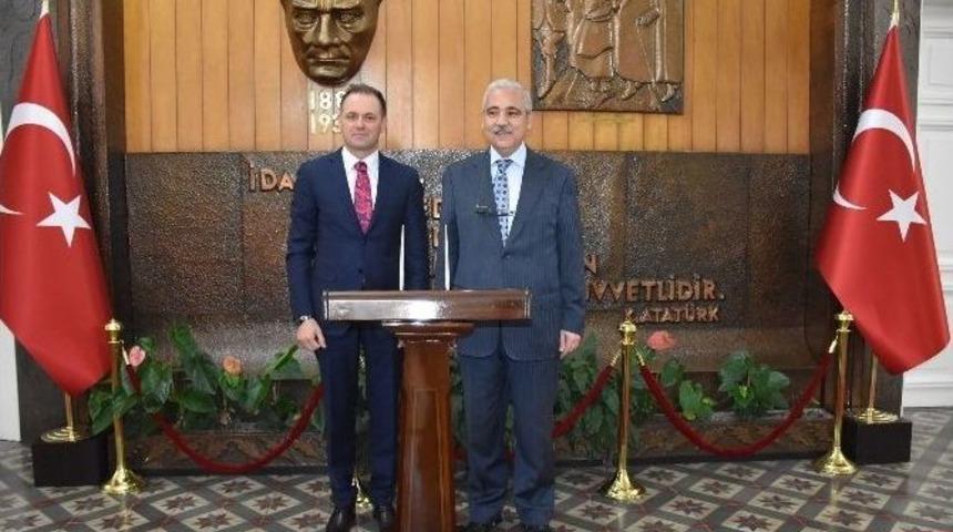 B&uuml;y&uuml;kel&ccedil;i Gazheli Vali G&uuml;ven&ccedil;er&rsquo;i Ziyaret Etti