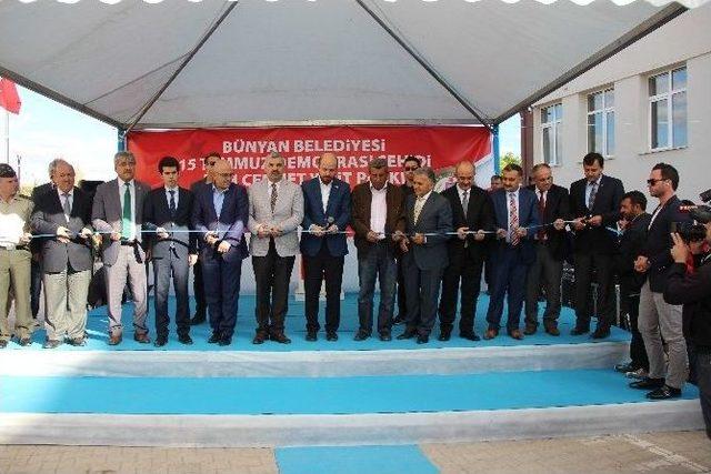 Bilal Erdoğan Şehit Cennet Yiğit’in Adını Taşıyan Parkın Açılışına Katıldı