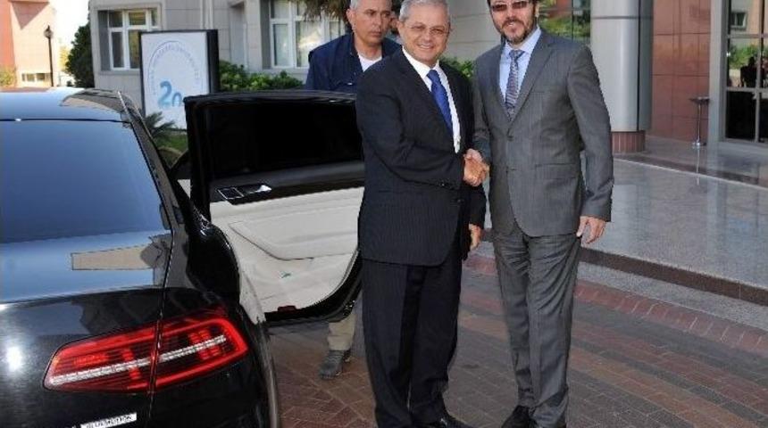 Aydın Emniyet M&uuml;d&uuml;r&uuml; B&ouml;ğ&uuml;rc&uuml;&rsquo;den Ad&uuml; Rekt&ouml;r&uuml; Bircan&rsquo;a Veda Ziyareti