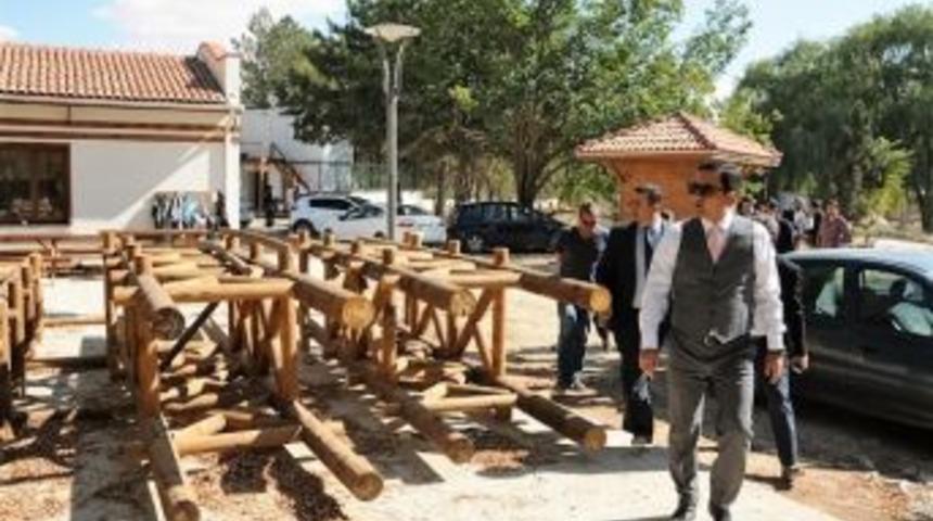 G&uuml;zler Piknik Alanı İnşaatında Son Aşama