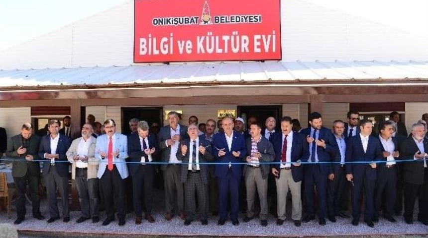 Onikişubat Belediyesi, 5 Bilgi Ve K&uuml;lt&uuml;r Evini Aynı Anda Hizmete A&ccedil;tı