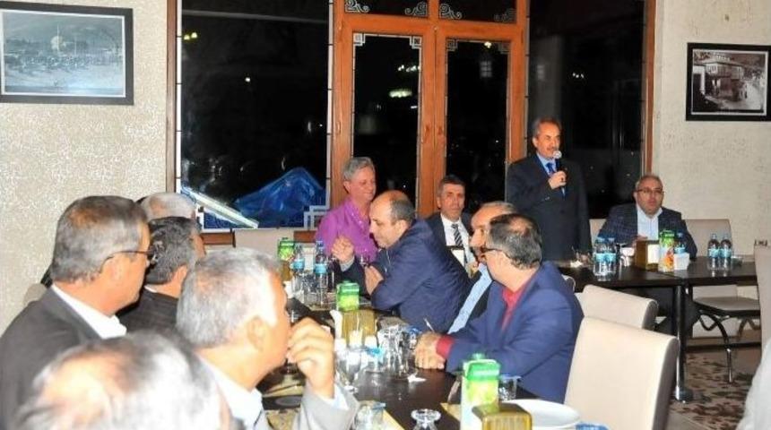 Başkan Akkaya&rsquo;dan Albay Canol&rsquo;a Veda Yemeği