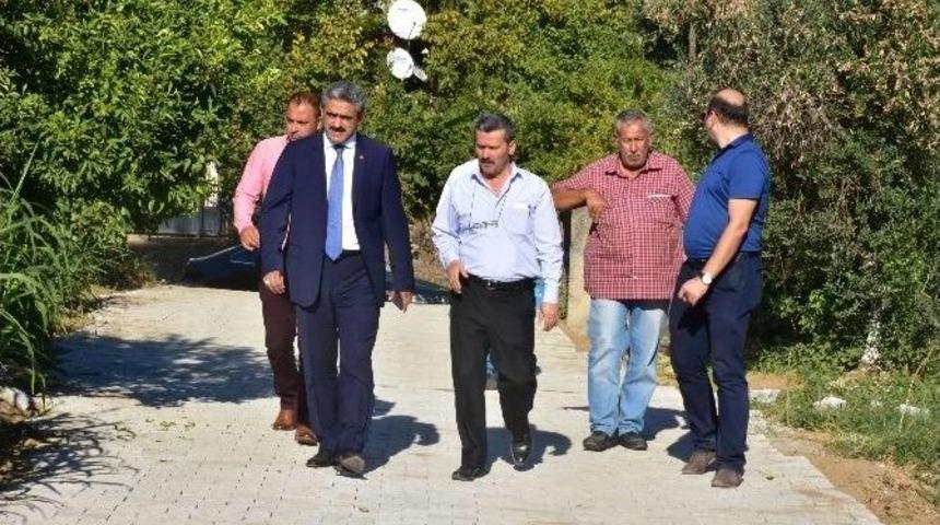 Dallıca Mahallesinde Yol D&uuml;zenleme &Ccedil;alışmaları Devam Ediyor