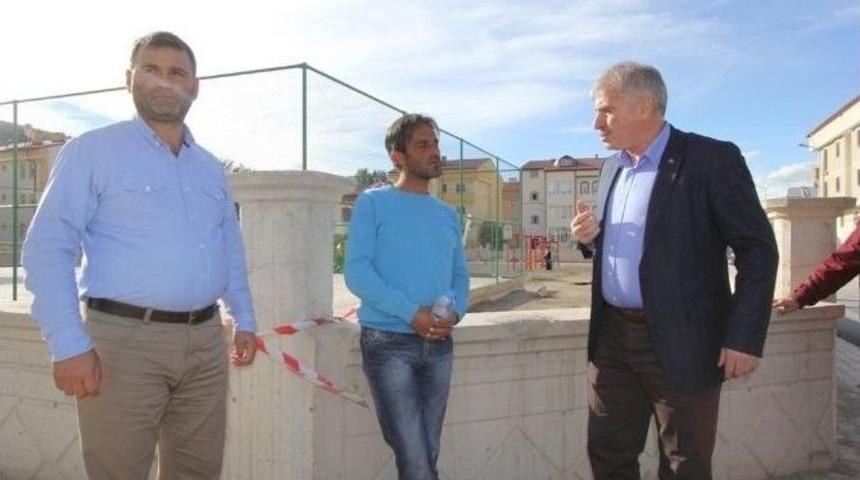 Başkan Memiş Semt Sahalarını İnceledi