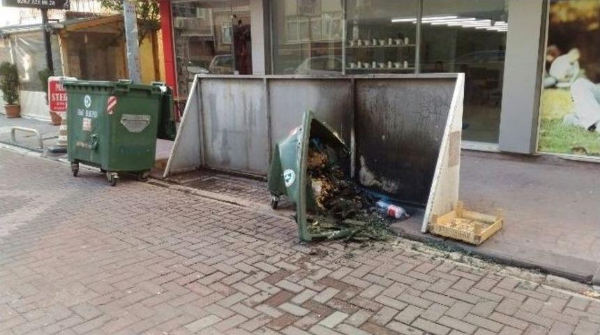 Kocaeli&rsquo;de 1 Ayda 15 Plastik Konteyner Yakıldı