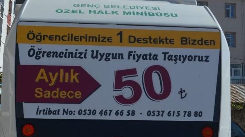 Servis Şoförlerinden Öğrencilere Destek