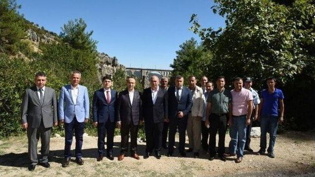 Vali Demirtaş, Varda Köprüsü’nde İncelemelerde Bulundu