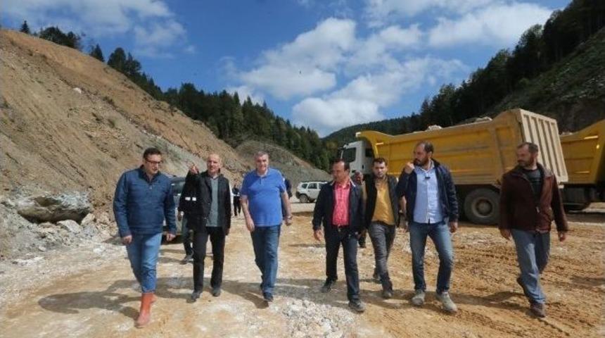 Ak&ccedil;ay Barajı&rsquo;nda &Ccedil;alışmalar Devam Ediyor