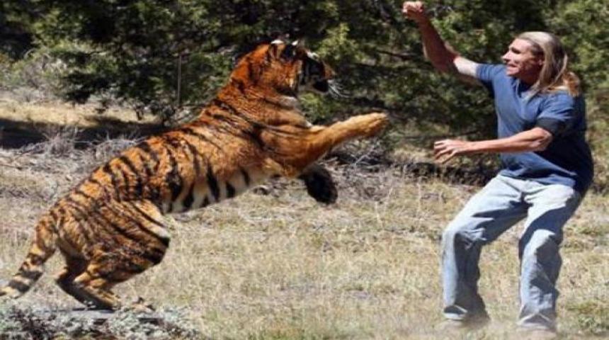 Kaplanla şaka olmaz!