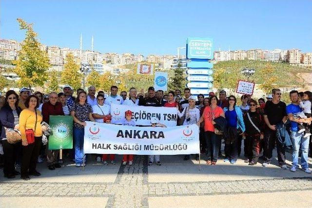 Keçiören Belediye Başkanı Ak, Sağlıklı Hayat İçin Vatandaşlarla Birlikte Yürüdü