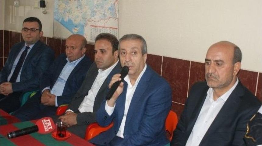 Eker Ve Ensarioğlu &Ccedil;ermik&rsquo;te Taziye Ziyaretinde Bulundu