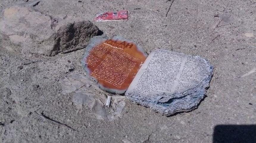 Baraj Kıyısında Mermi Ve Yakılmış Fet&ouml; Kitapları Bulundu