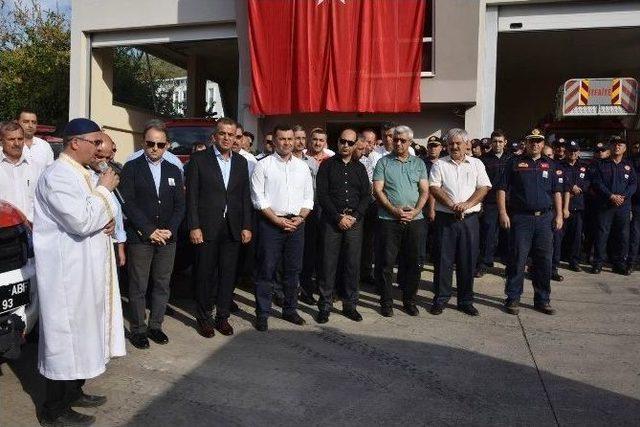 Antalya’da Görev Şehidi İtfaiye Eri Son Yolculuğuna Uğurlandı