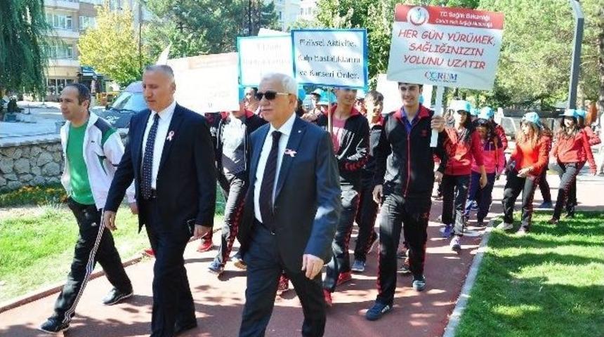 &Ccedil;orum&rsquo;da Sağlıklı Yaşam Y&uuml;r&uuml;y&uuml;ş&uuml;