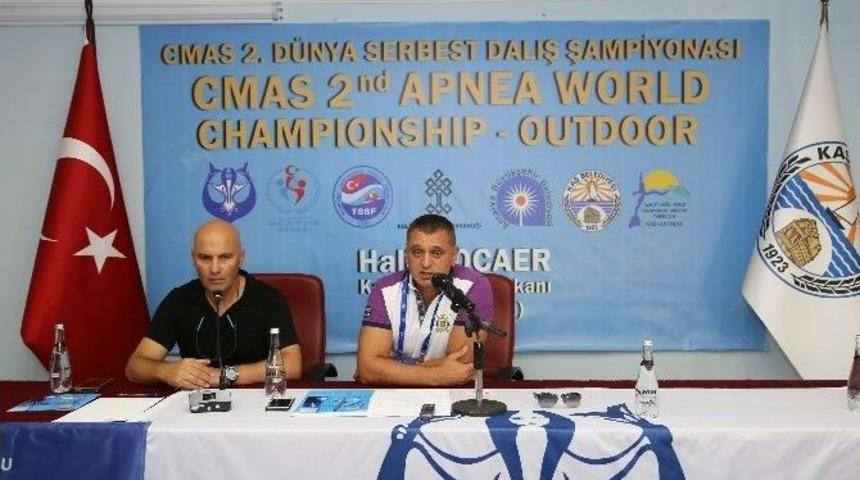 Cmas 2. Serbest Dalış D&uuml;nya Şampiyonası Başladı