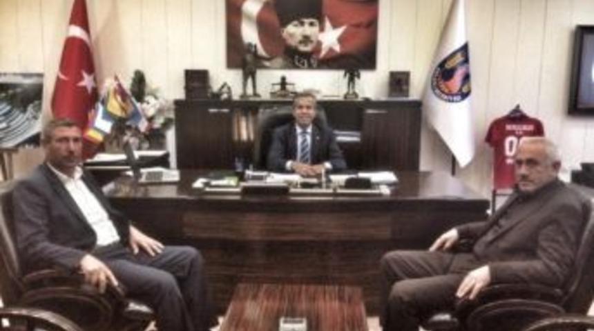 Haymana Muhtarlar Derneği Başkanı Beşkaya, Polatlı Belediye Başkanı Yıldızkaya&rsquo;yı Ziyaret Etti