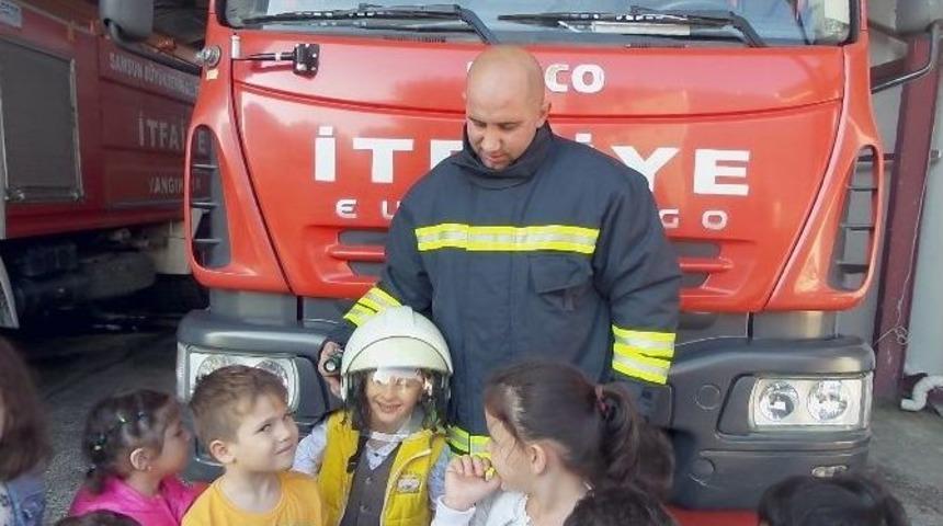 Miniklerden İtfaiyeye Ziyaret