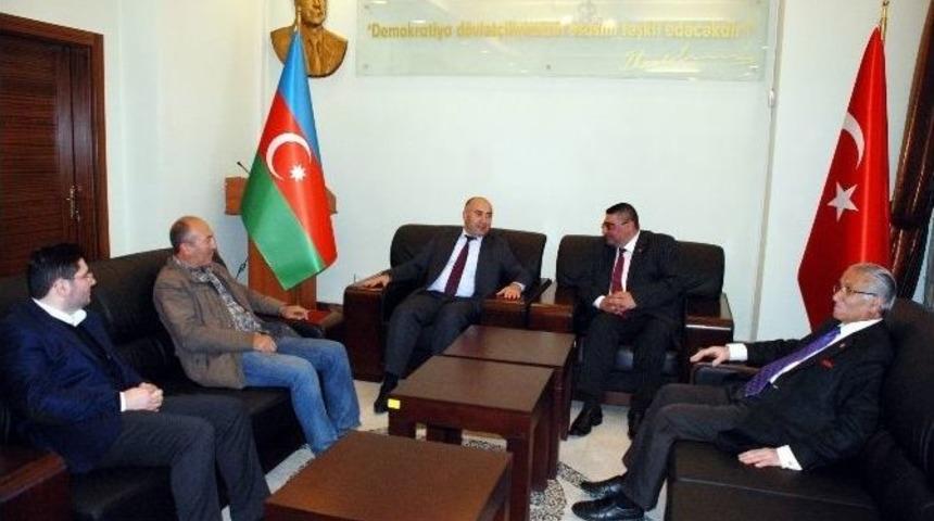 Kkdgc Başkanı Daşdelen&rsquo;den Azerbaycan Kars Başkonsolosu Guliyev&rsquo;e Ziyaret