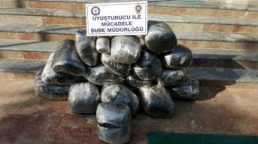 Uşak&rsquo;ta 53 Kilo Esrar Yakalandı