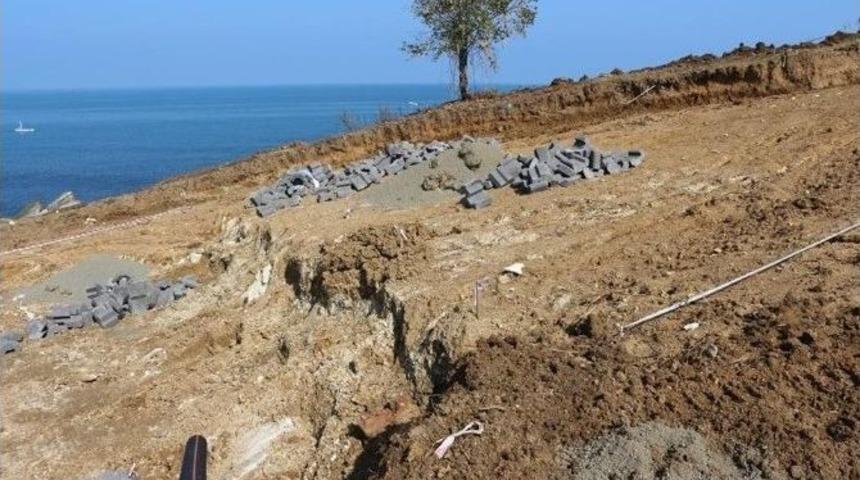 Kadınlar Plajı Rekreasyon Projesi İnşaat &Ccedil;alışması Hızla S&uuml;r&uuml;yor