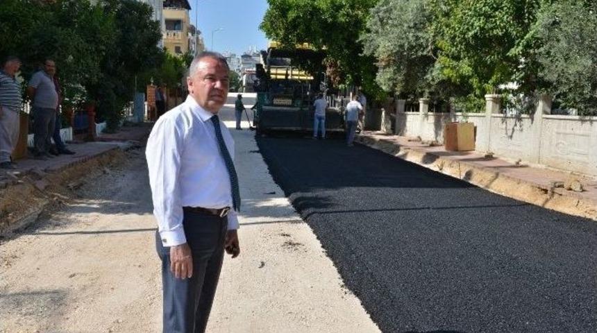 Başkan B&ouml;cek, Asfalt &Ccedil;alışmalarını İnceledi