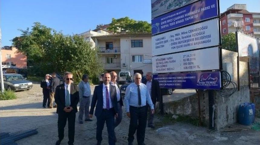 &Uuml;nye&rsquo;nin Ana Caddesi Cazibe Merkezi Oluyor
