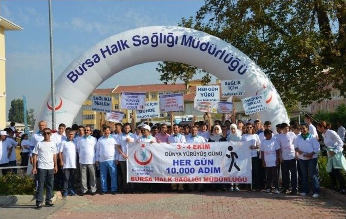 Bursa&rsquo;da Sağlıklı Hayat Y&uuml;r&uuml;y&uuml;ş&uuml;