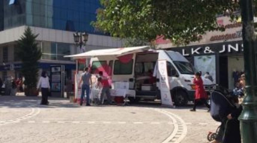 Fatsa&rsquo;da Kızılay&rsquo;a Kan Bağışı
