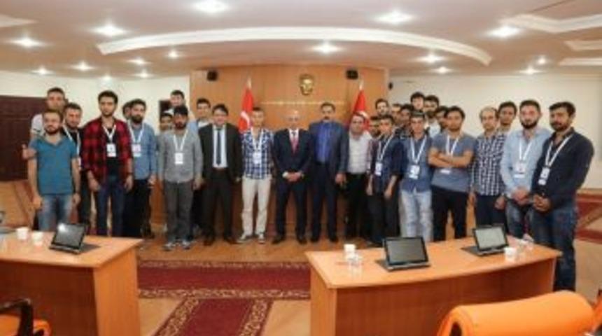 Gen&ccedil; &Ccedil;ift&ccedil;ilerden Başkan &Ccedil;alışkan&rsquo;a Ziyaret