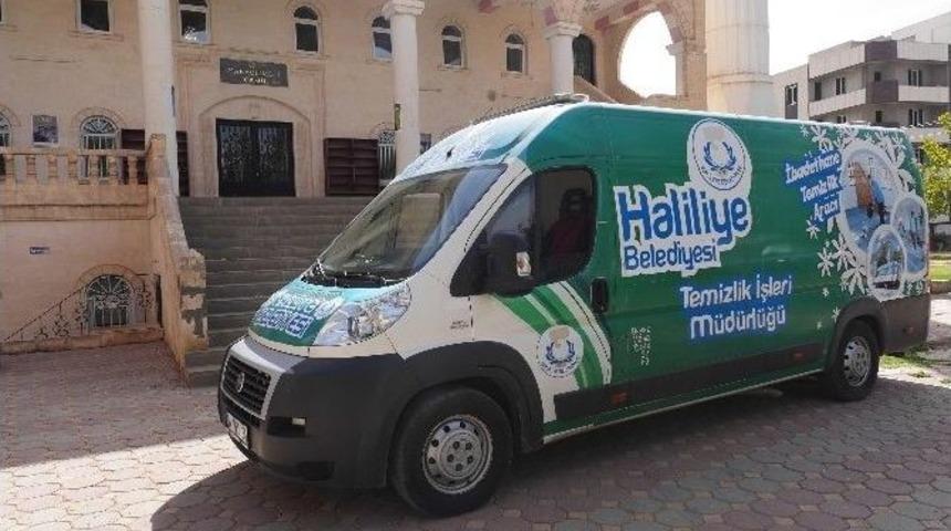 Haliliye Belediyesi&rsquo;nden Camilere &Ouml;zel Temizlik